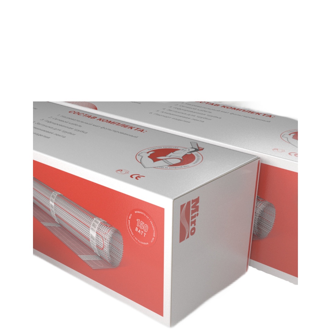 Нагревательный мат Miro 4,0 м2 - 600 Вт (150 Вт/м2)